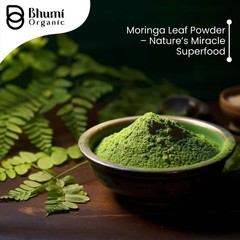 Bhumi Organic Moringa Powder 350 g – Pack of 1