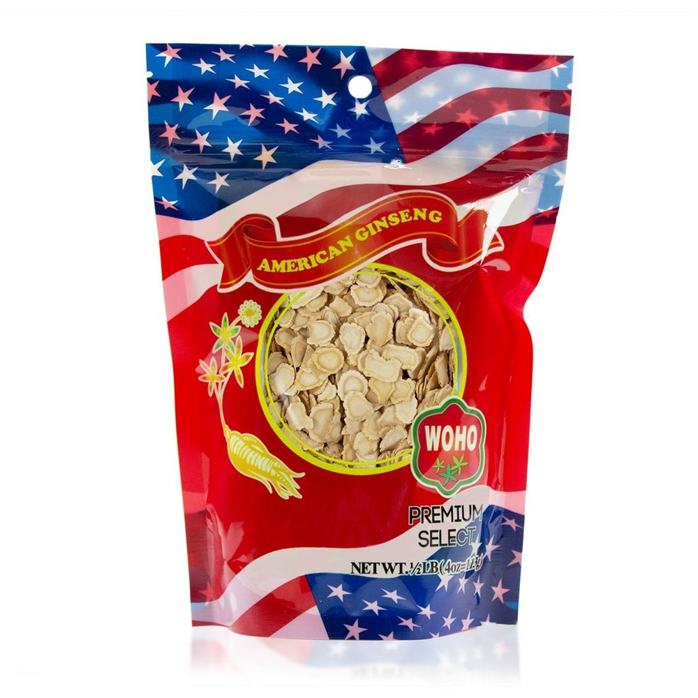 WOHO #125.4 American Ginseng Small Slice 4oz Bag