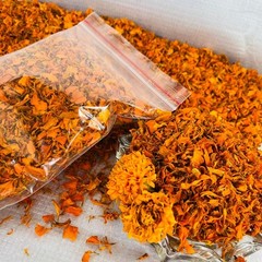 Premium Ceylon Dried Marigold Petals (Calendula) | 100% Organic Pure Herbal Tea
