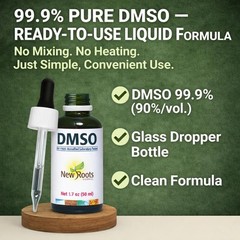 DMSO Liquid 99.9 with dropper (1.7 oz) Dimethyl Sulfoxide (50ml)| Drops…