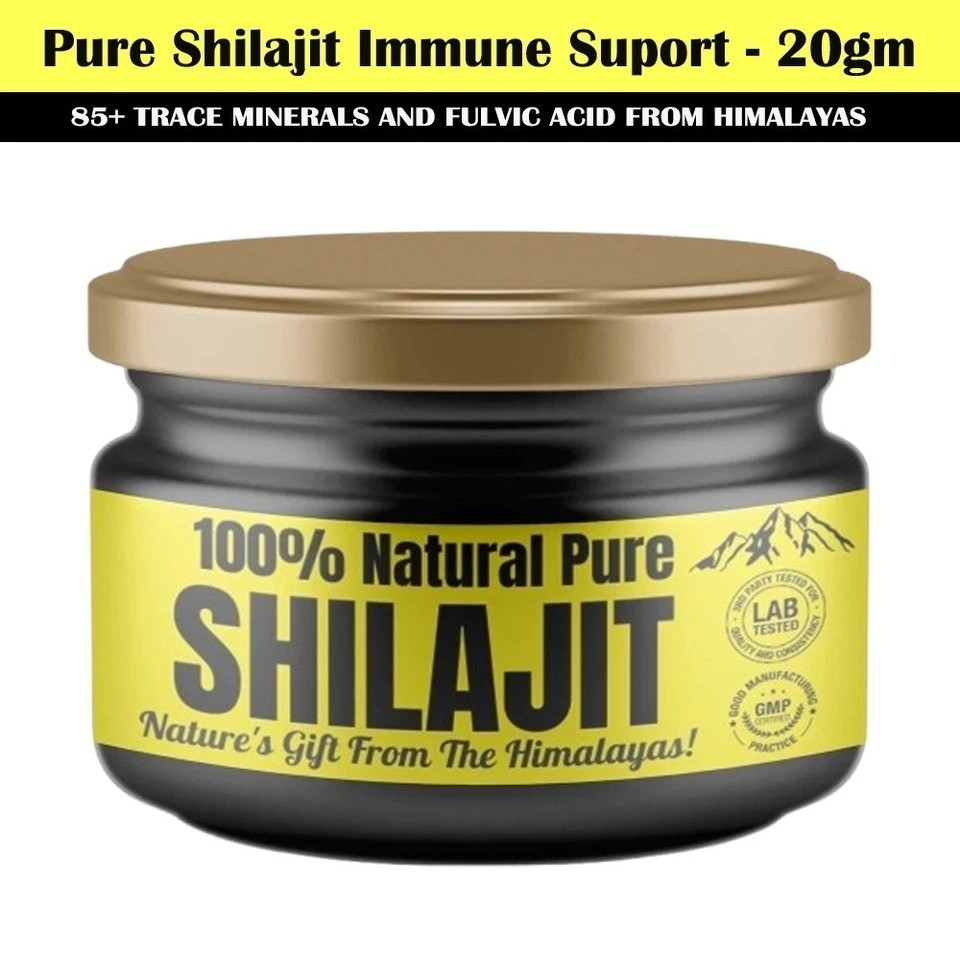 Pure Himalayan Shilajit Organic, Extremely Potent 1000 mg – 20gm