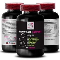 Black Cohosh Extract – MENOPAUSE SUPPLEMENT – Wild Yam – Red Clover – 1 Bot