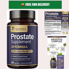 Nature’s Nutrition Prostate Support Saw Palmetto 60 Capsules