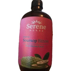 Serene Herbs Soursop Bitters Liquid Mixed Berry 16 oz NEW