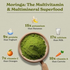 Better Alt Organic Moringa Powder, USDA Certified – Moringa Leaf Powder,Perfe…