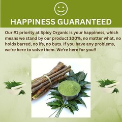Organic Neem Leaf Powder – 16 Oz. – Azadirachta Indica for Hair and Skin Care