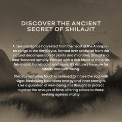 Pure 100% Himalayan Shilajit, Soft Resin, Organic, Extremely Potent, Fulvic Acid