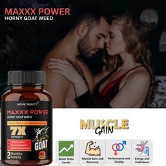 Men Supplement For Rock Hard Perform Blue , Strength, Love Stamina Men Bed Time