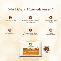 Maharishi Ayurveda Amlant For Acidity Heartburn Gas & Bloating 60 Tablets