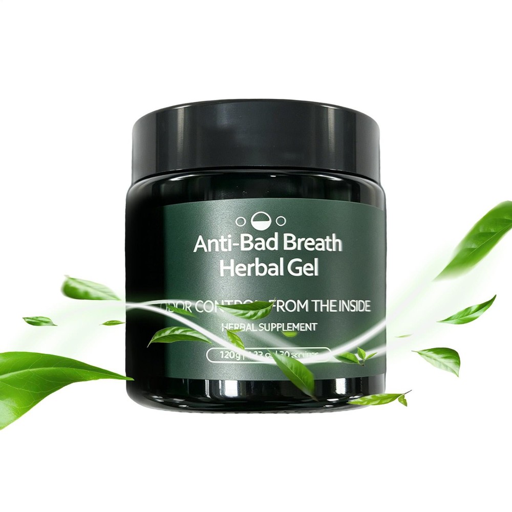 Herbal Gel Supplement Anti-Bad Breath Freshening Mint 1PCS Natural Formula