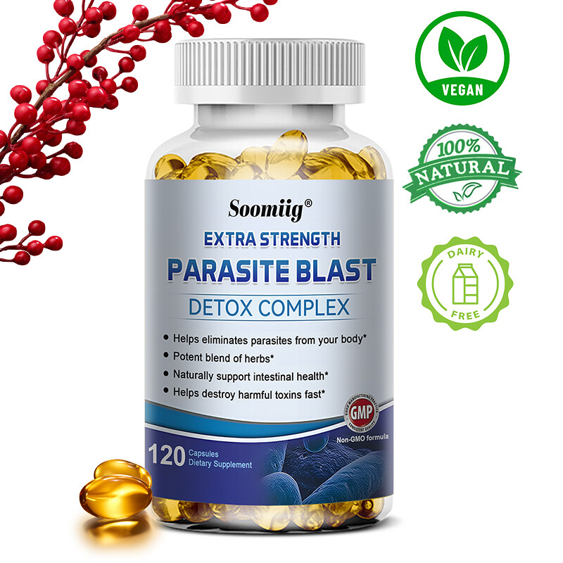 PARASITE BLAST DETOX COMPLEX capsules Helps eliminates parasites from your body