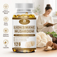 Lion’s Mane Mushroom Complex 120 Capsules Focus Immune Support