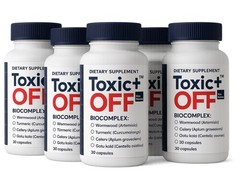 Toxic Off Body Vegan Detox Wormwood, Tumeric, Celery, Gotu Kola, 150 Capsules