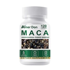 Maca Root Capsules 10000mg, Peruvian Maca Extract for Men & Women 360 Capsules