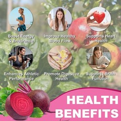 Nitric Oxide Booster – DR.YES Organic Beet Root Powder 8.47oz for Wellness