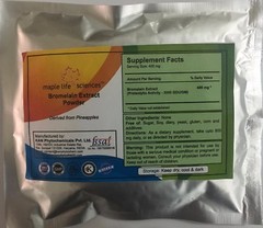 Bromelain 3000 GDU/GM Extract Powder High natural potency of proteolytic Enzyme
