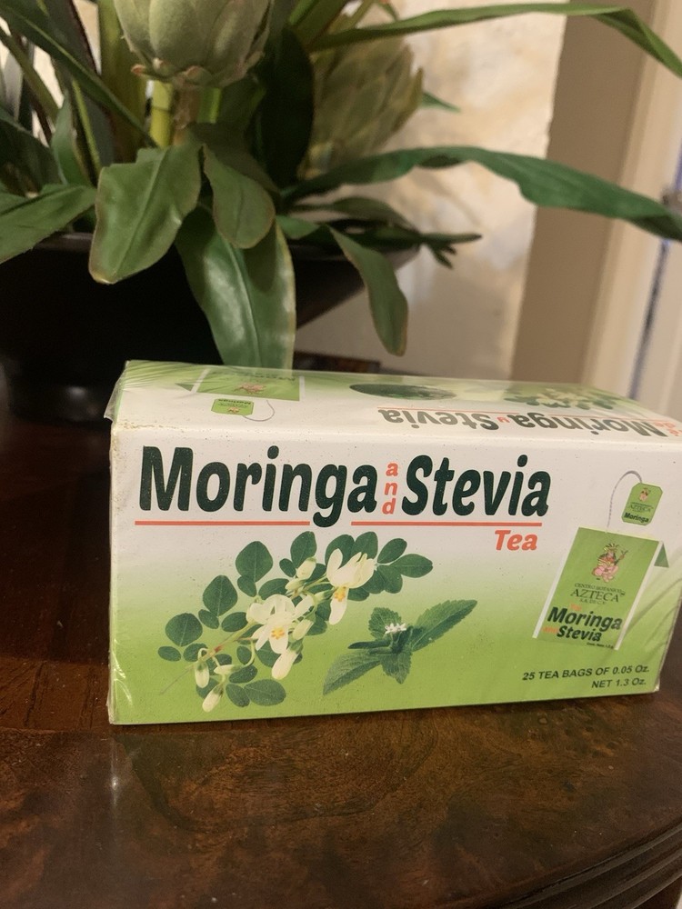 TE de MORINGA STEVIA/ MORINGA TEA 25 bags Support Antioxidants Free Shipping
