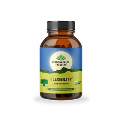 Organic India Flexibility 180 Capsules Bottle for Joints Pain Relief