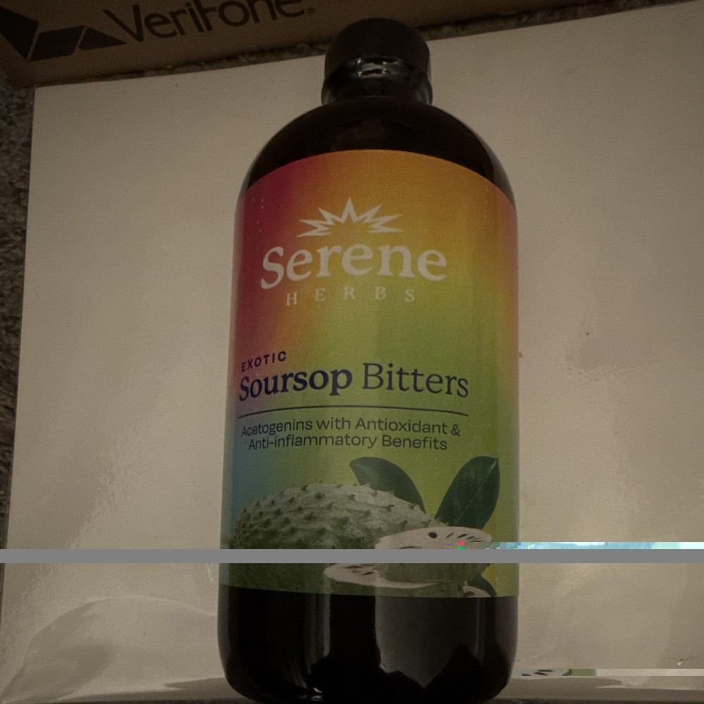 Serene Herbs Organic Soursop & Turmeric Bitters Liquid 16 fl oz