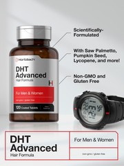 DHT Blocker | 120 Tablets | for Men & Women | Non-GMO, Gluten Free by Horbaach