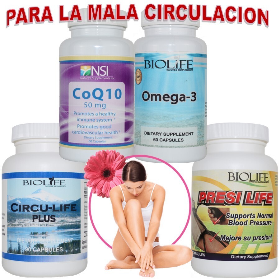 PRODUCTO NATURAL PARA LA MALA CIRCULACIÓN (para problema crónico). Unisex