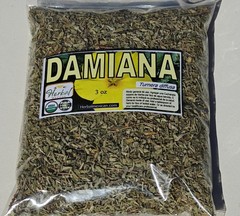 Damiana Leaf Hierba del Venado de la Pastorcita Turnera Diffusa Tea 3oz !!!