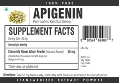 APIGENIN 98% Chamomile Extract Powder Matricaria Recutita Anxiety Restful Sleep