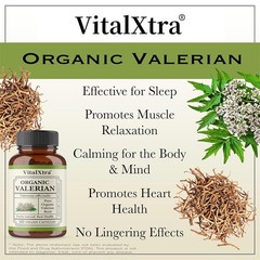 Valerian Root Sleep 120 Capsules Promote Muscle Relaxation Heart Health Mood