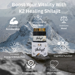Pure Himalayan Shilajit Resin 20g Authentic k2healingshilajit Lab Tested