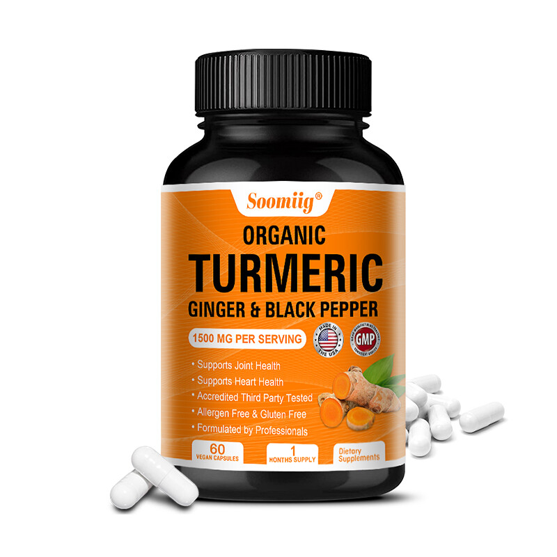 Organic Turmeric Ginger Black Pepper Help Improve Digestion Promote Weight Loss