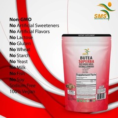Butea Superba 10:1 Extract Powder Red Kwao Krua High Quality Full Spectrum 200g