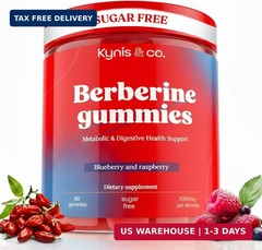 Berberine Gummies 60ct with Ceylon Cinnamon & Cider Vinegar – Supports