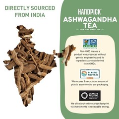 , Ashwagandha Root Tea (100 tea Bags) | Caffeine Free, Gluten Free | Packed i…