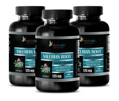 Calming Down Nervous Function – VALERIAN ROOT EXTRACT 125mg Detoxify The Body 3B
