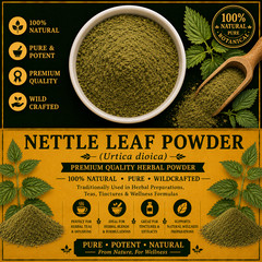 Nettle Leaf Powder Urtica dioica Premium Herbal Powder Tea & Wellness | USA