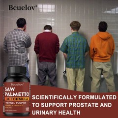 Saw Palmeto 3X Formula Promotes Urinary Tract Maintain Prostate Function Health