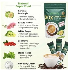 FITGUM Collagen Coffee & Acai Drink Bundle – Chia Coffee 11-In-1 + Acai Berry