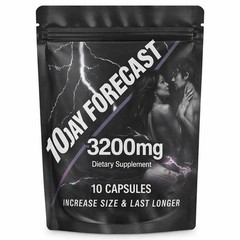 (1 pack) 10 Day Forecast Extreme Potency Male Enhancement Pills for man – 10 ct