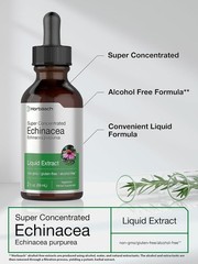 Horbaach Echinacea Drops Herb Tincture | 2 fl oz | Super Concentrated Root Extra