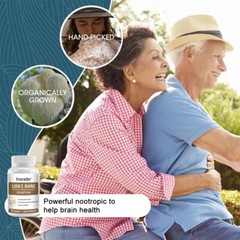 Lions Mane Mushroom extract capsules for Brain Support and Immune Health