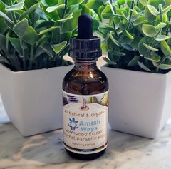 Wormwood Extract Internal Parasite Worm Killer Organic & Thujone-free