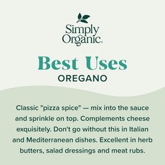 Bottled Organic Oregano 0.75 Oz – Natural Flavor Enhancer for Recipes