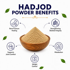 100% Natural Hadjod Powder 100g | Cissus Quadrangularis | Organic Bone Setter