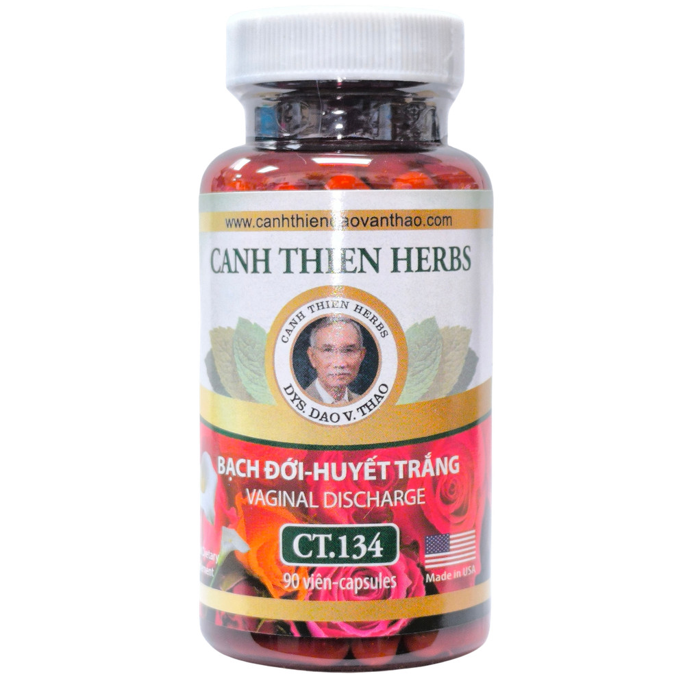 BẠCH ĐỚI – HUYẾT TRẮNG (PHỤ NỮ) – VAGINAL DISCHARGE 90 Viên Capsules CT.134
