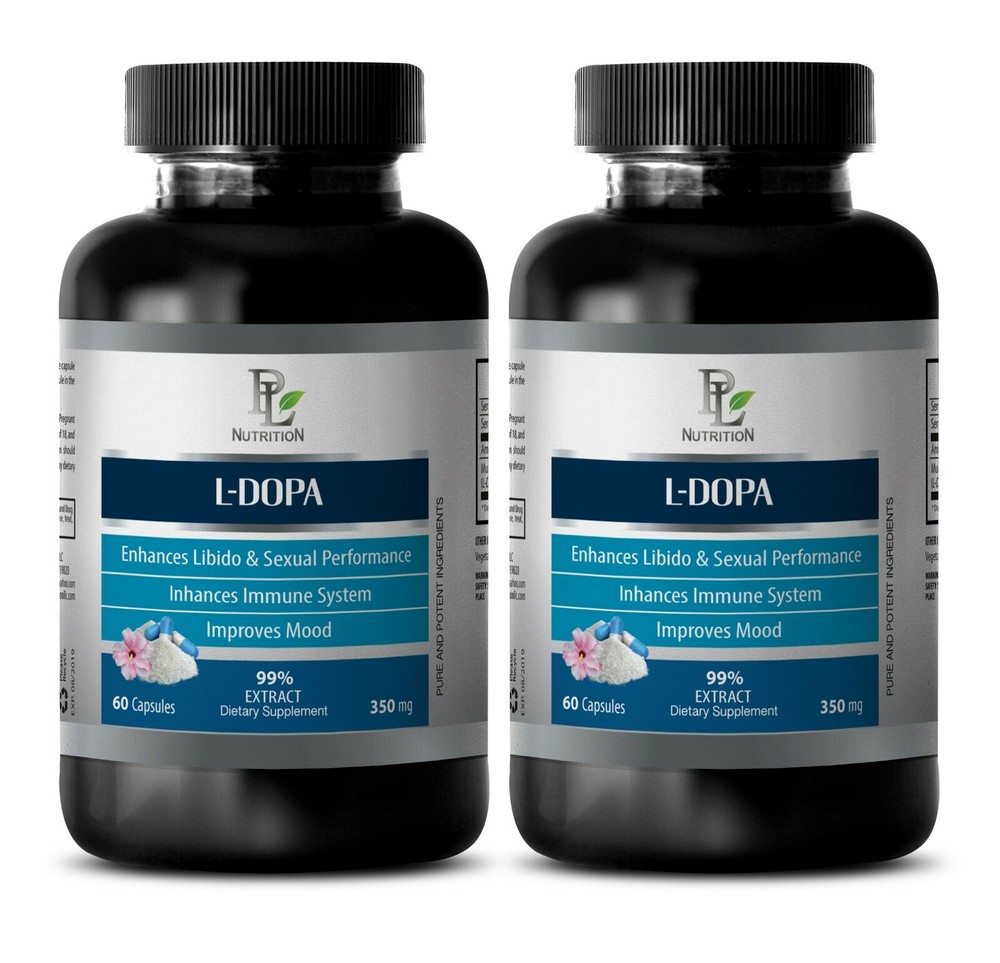 serotonin brain supplement – L-DOPA EXTRACT 350 MG immune 2 Bottle 120 Capsules
