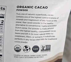 Terrasoul Superfoods Raw Organic Cacao Powder, 1 Lb – Raw | Keto | Vegan