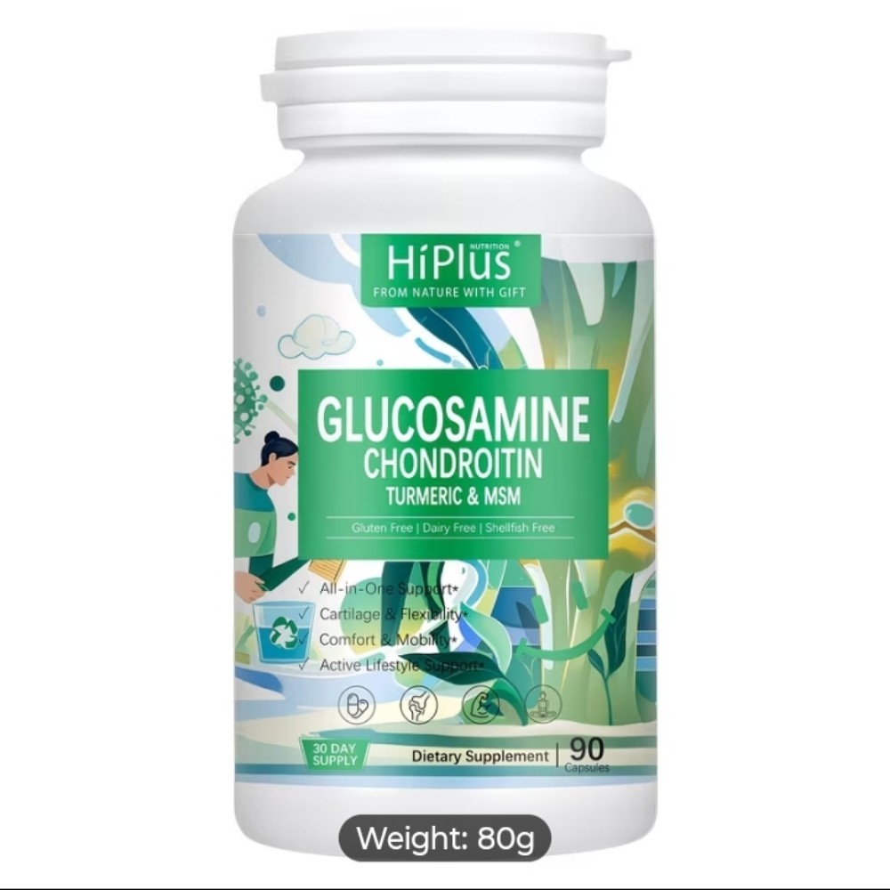 Glucosamine Chondroitin MSM With Tumeric 2 Pack for inflammation Joint