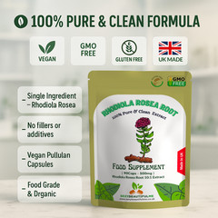 Rhodiola Rosea Capsule 5000mg-(9% Salidrosides=41mg)-Help Energy & Mental Health