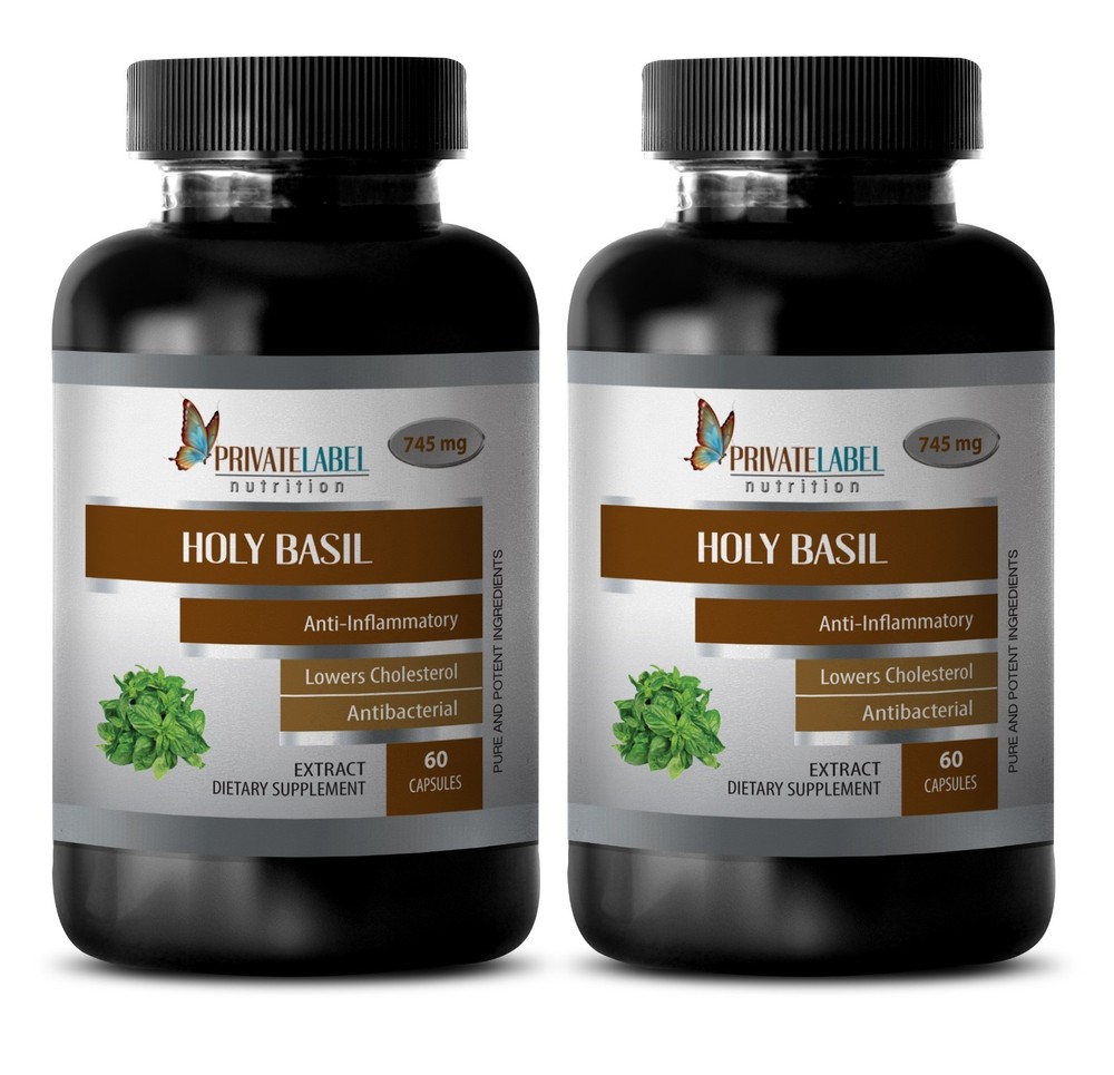 cholesterol care – HOLY BASIL 745mg – holy basil concentrate – 2 Bottles