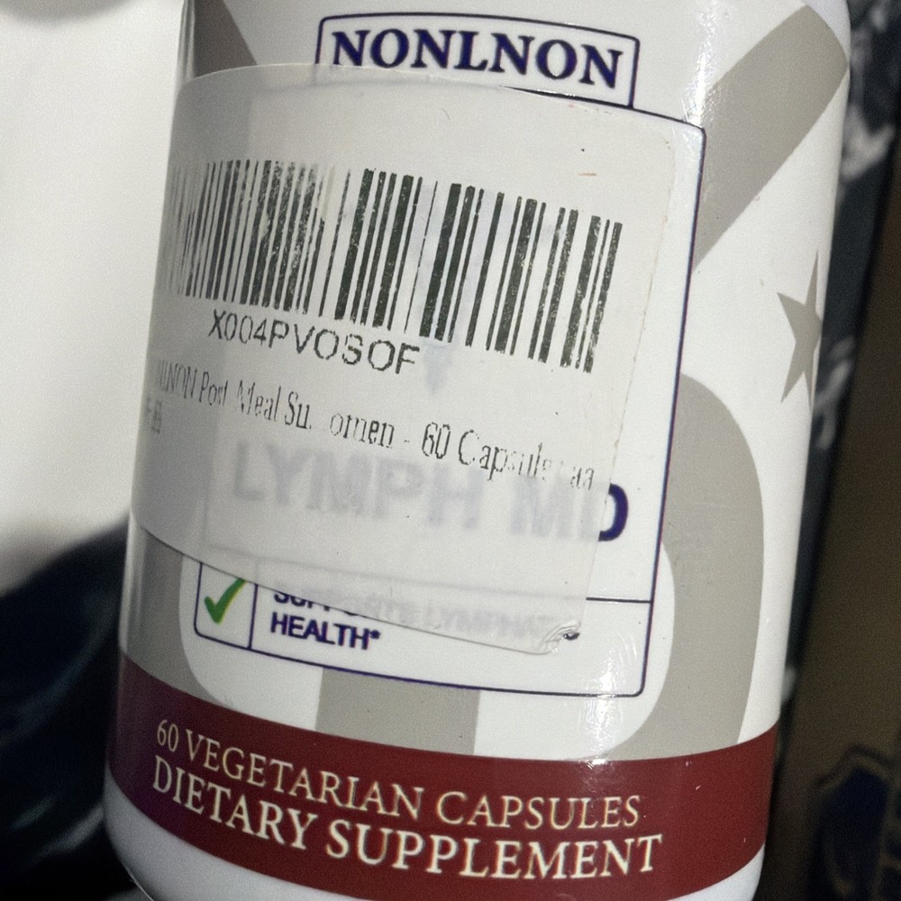 Nation Health MD Lymph Lymphatic System Supplement 60 Vegetarian Capsules